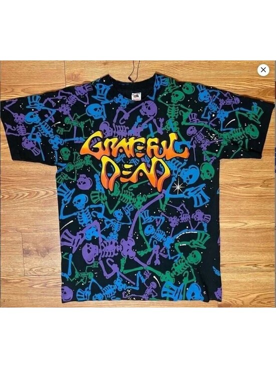 Brockum Other - ORIGINAL Vintage 1990s Grateful Dead AOP T-shirt sz L Made in USA DEAD SPACES